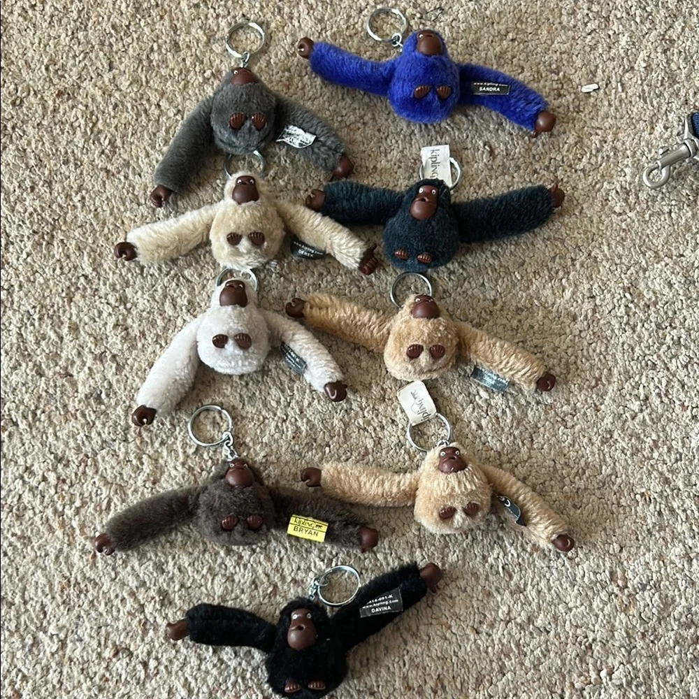 Kipling Monkey Keychain Set - Picture 1 of 8